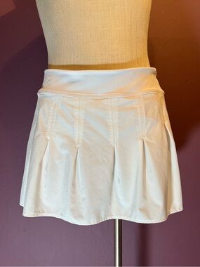 🤍Athleta White Pleated Athletic Skort • Tennis / Pickleball